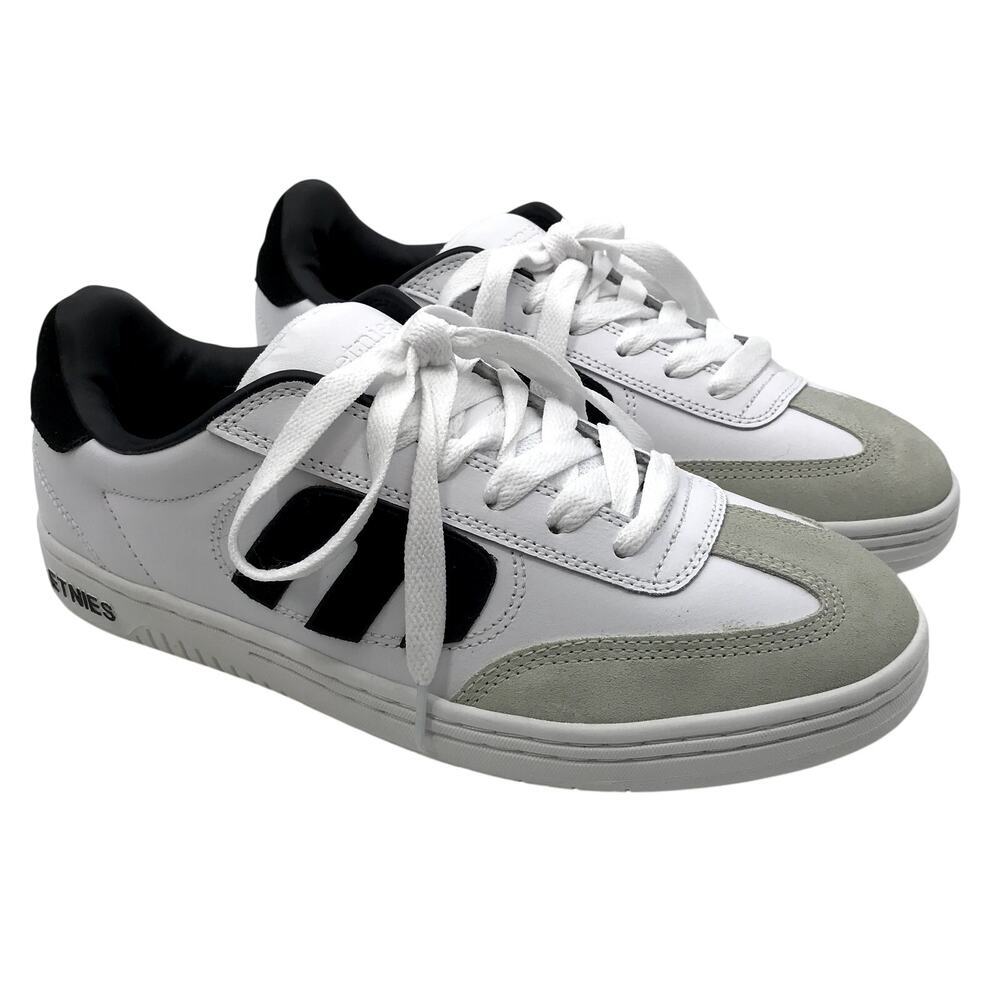 NEW Etnies LOCUT Men's Skate Shoes 10US Lace Up Sneaker Leather Suede White NIB